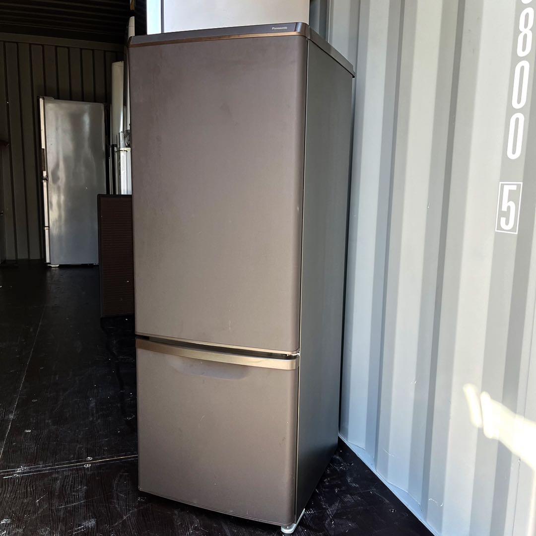 取付無料！高性能パナソニックマットショコラブラウンおしゃれインテリア大きめ冷蔵庫