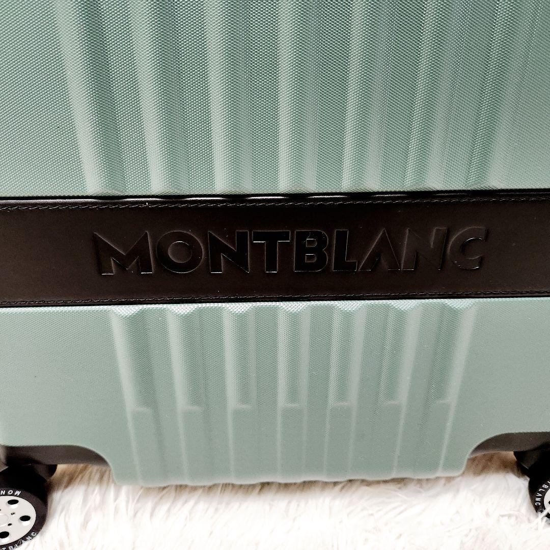 【新品】MONTBLANC キャリーケース 34L グリーン 機内持込み可能4輪