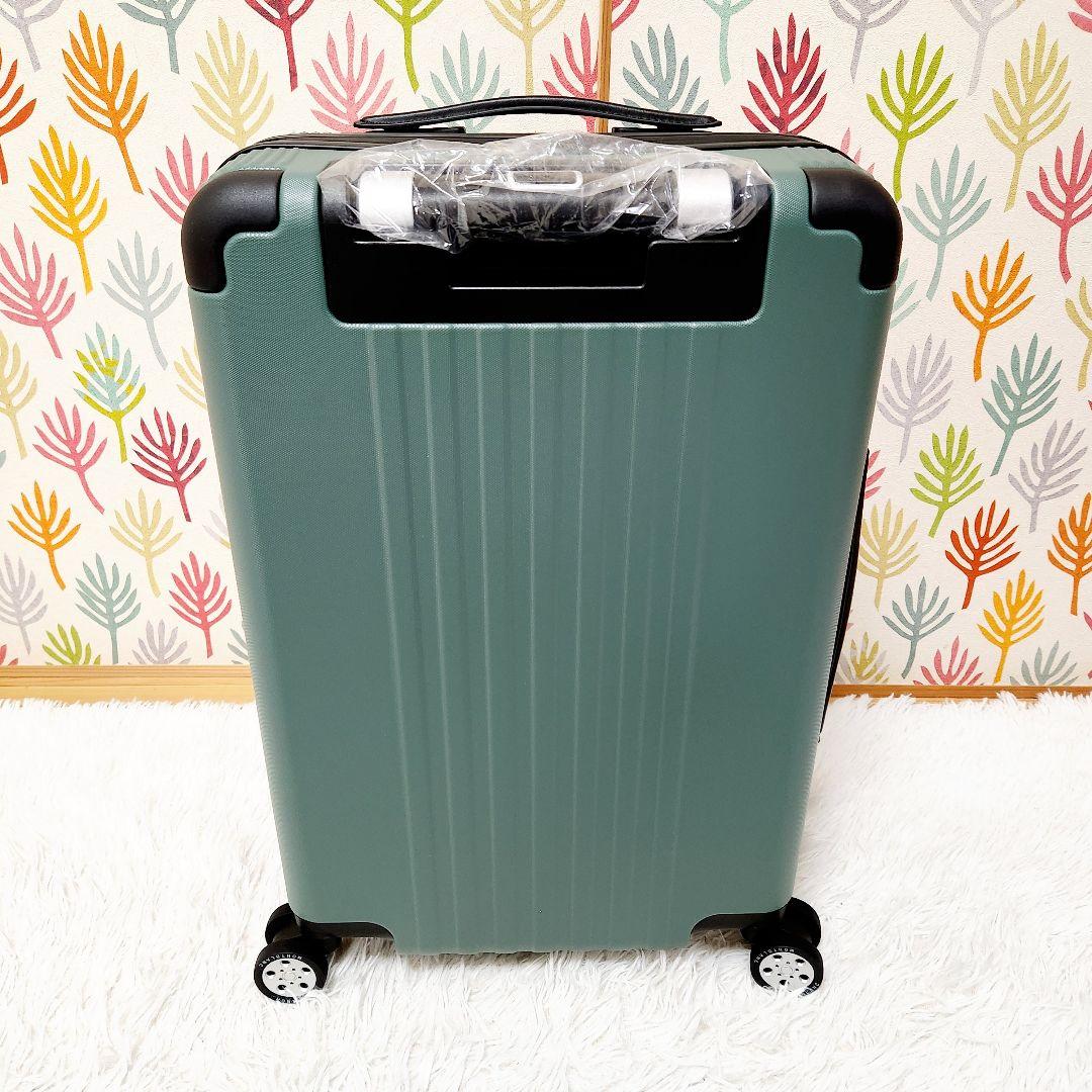 【新品】MONTBLANC キャリーケース 34L グリーン 機内持込み可能4輪