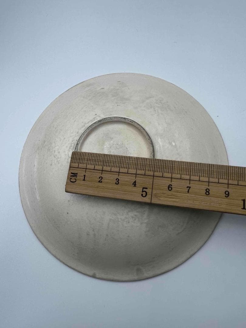 宋時代 定窯　白磁刻花皿 小盤　茶道具　繊細　唐物　古物(E-88)