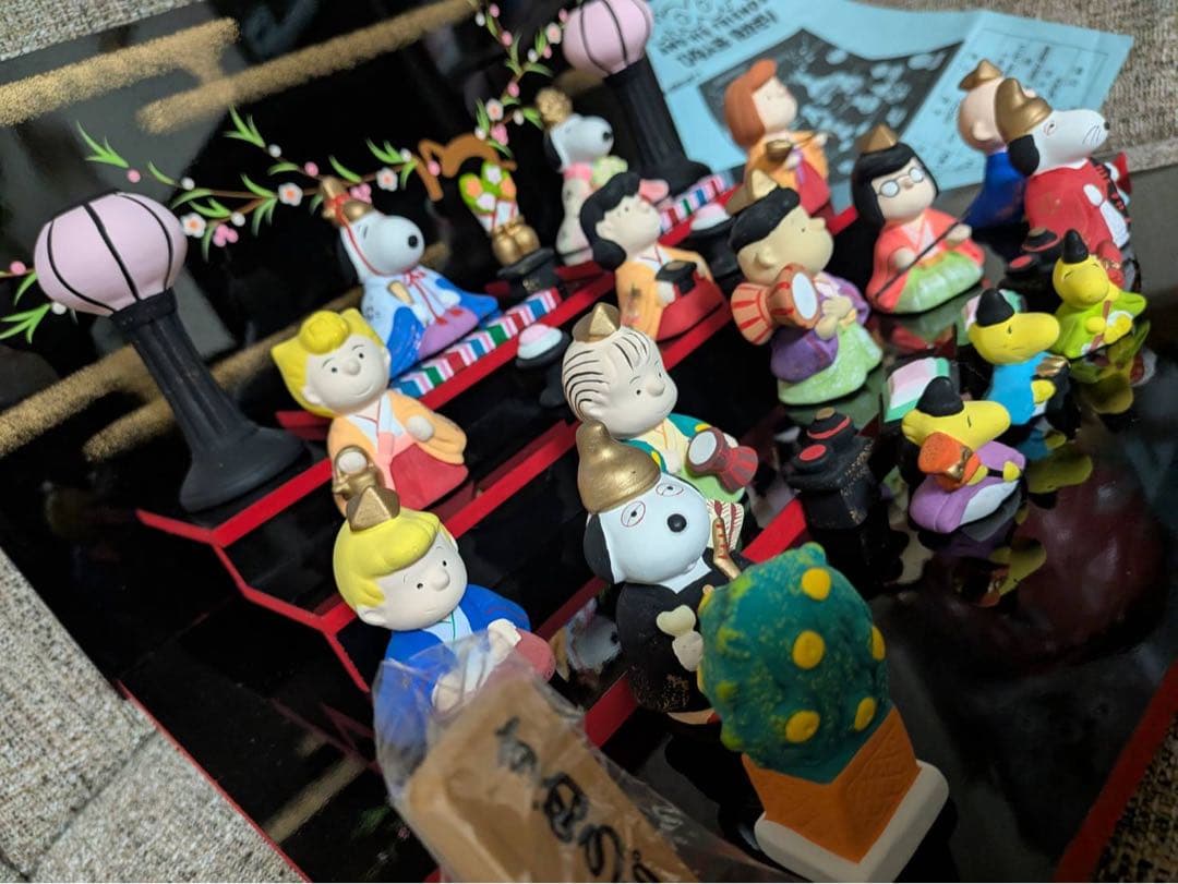 スヌーピー　段かざり　雛人形　ひな人形　吉徳大光　欠品なし