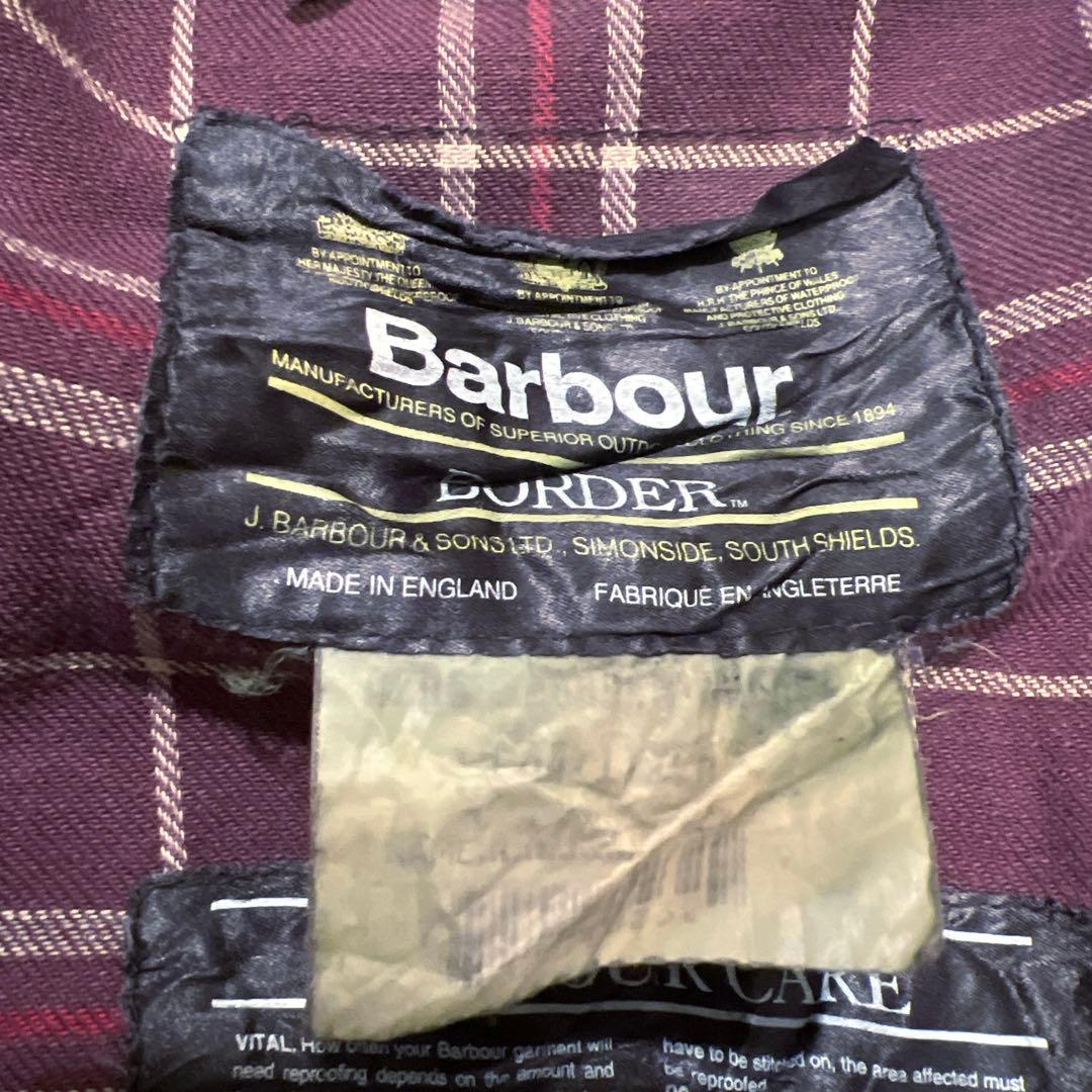 Barbour Border ネイビー 80〜90年代？ビンテージ