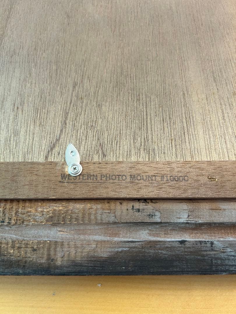 木製　大型額縁 美品 WESTERN PHOTO MOUNT #10000