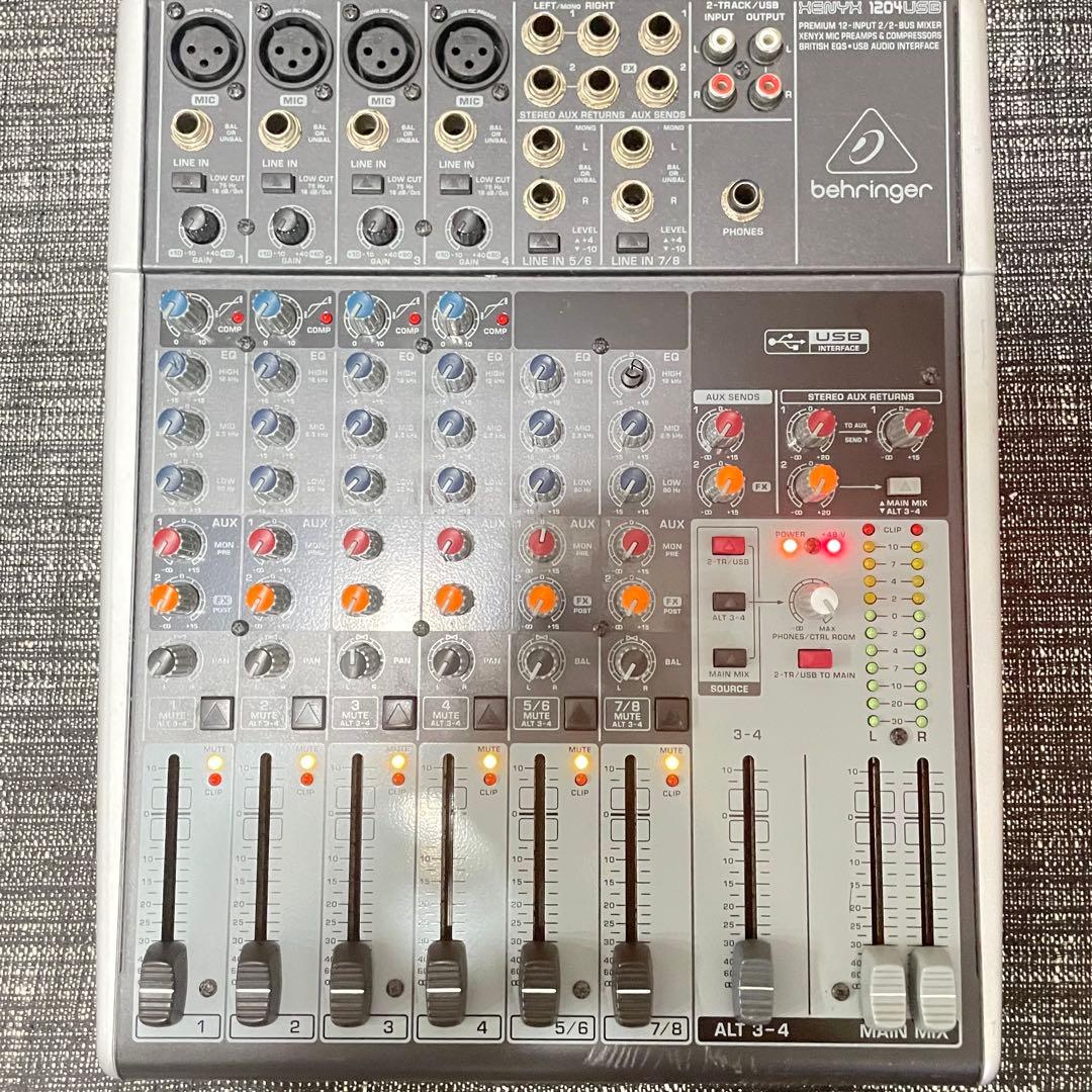 【送料無料】Behringer XENYX 1204USB アナログミキサー