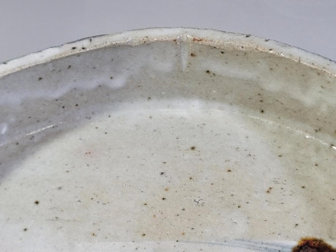 懐石器 半月 松の絵 向付 水月窯 豊蔵 共箱 DT559