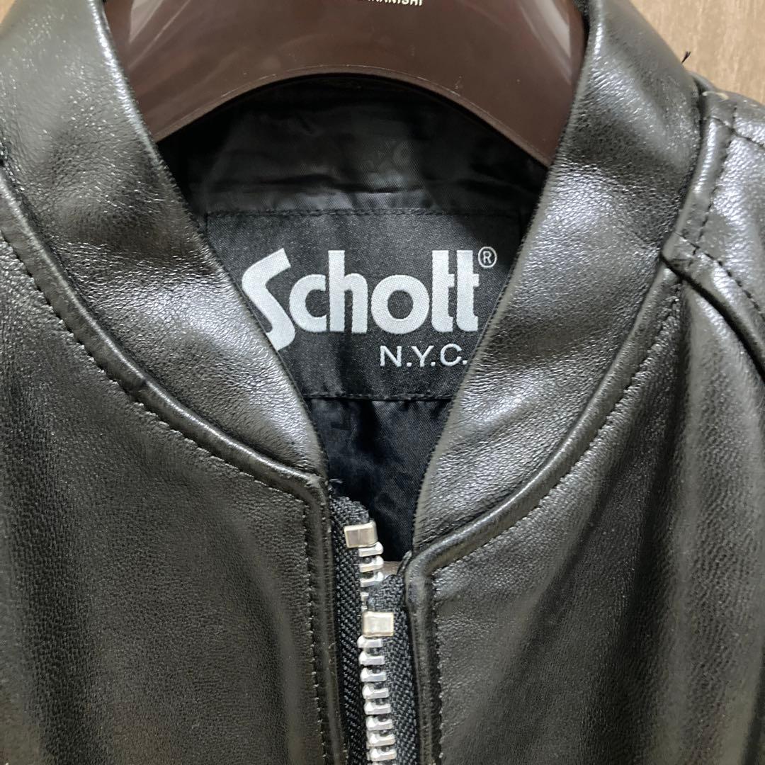 Schott 革ジャン　サイズ38