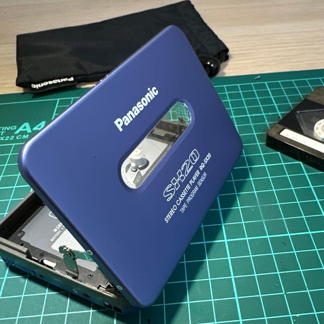 【極美DE修復品】Panasonic カセットプレーヤー RQ-SX20