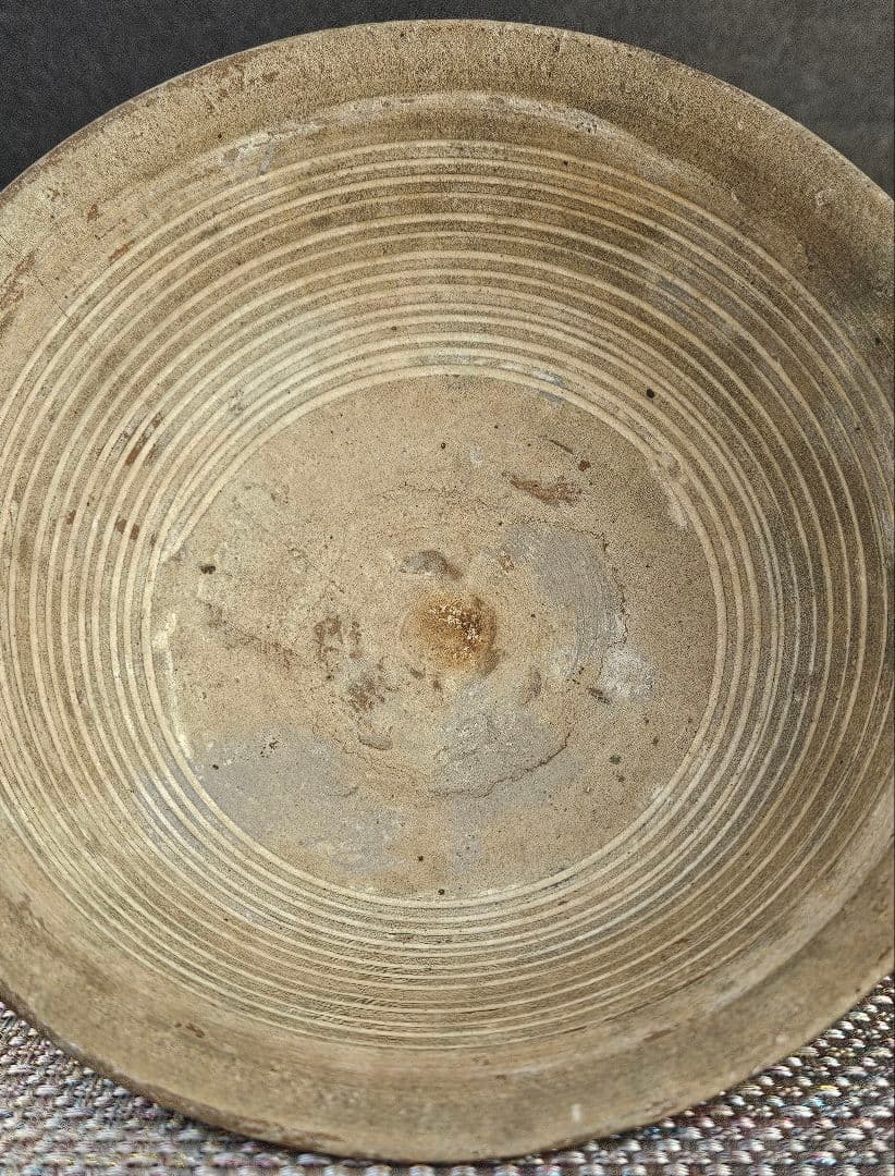 【名品❗】朝鮮古美術　朝鮮古陶磁器　古玩　高麗三島茶碗　李朝青磁輪線茶碗　古陶磁