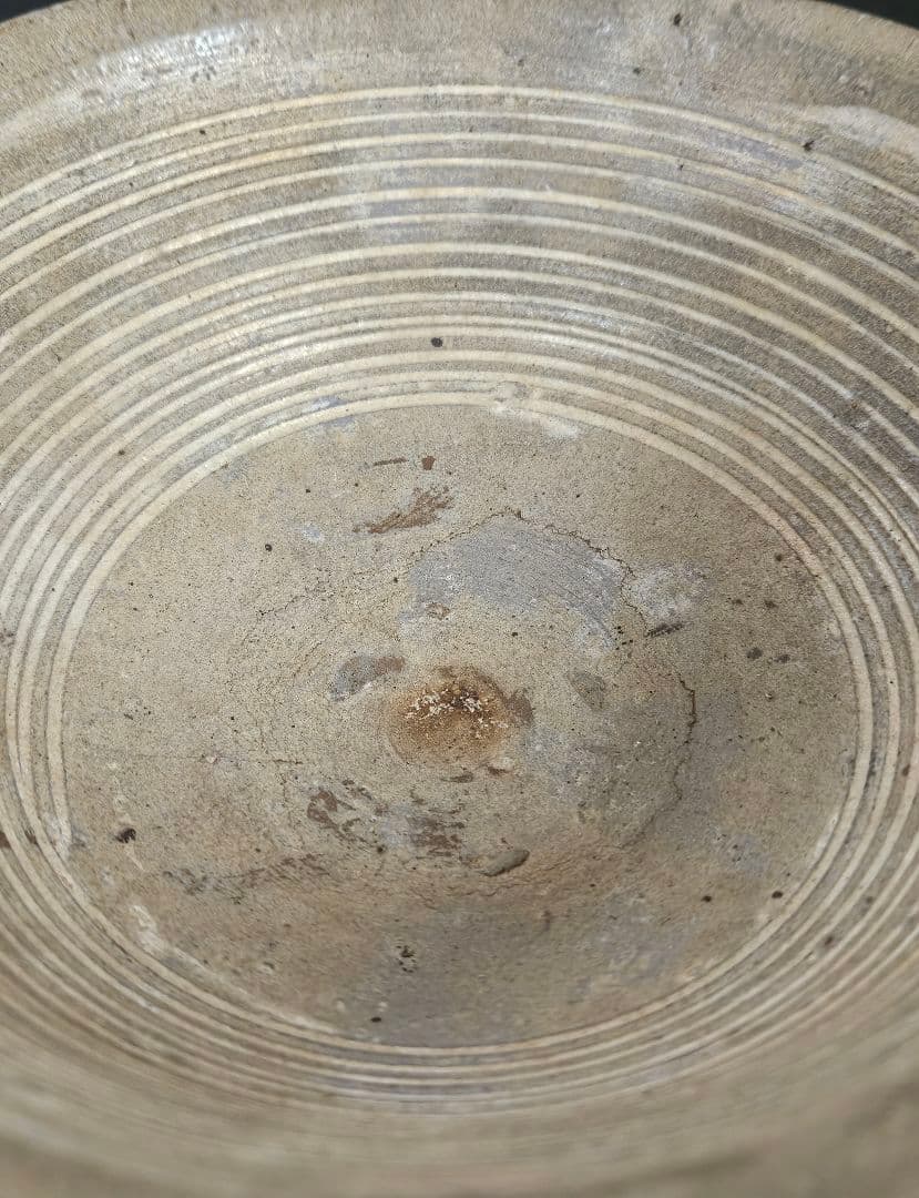 【名品❗】朝鮮古美術　朝鮮古陶磁器　古玩　高麗三島茶碗　李朝青磁輪線茶碗　古陶磁