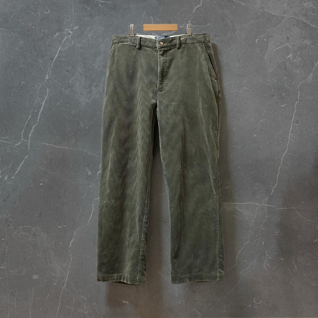 【神サイズ】Polo by Ralph Lauren コーデュロイ パンツ 緑