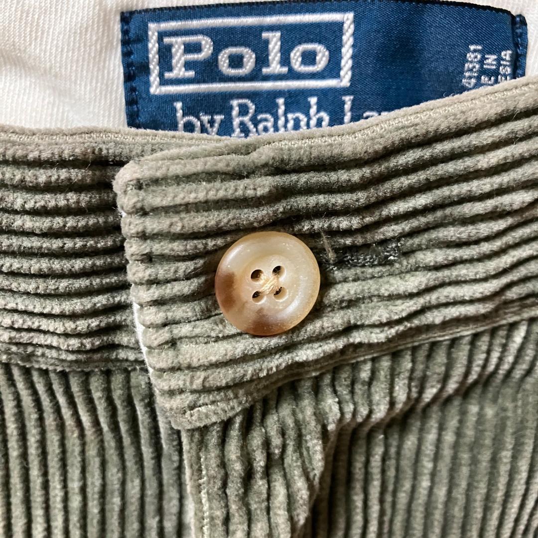 【神サイズ】Polo by Ralph Lauren コーデュロイ パンツ 緑
