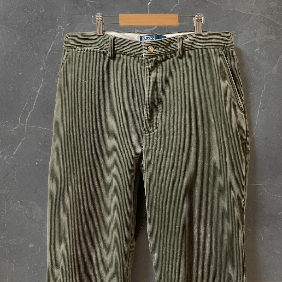 【神サイズ】Polo by Ralph Lauren コーデュロイ パンツ 緑