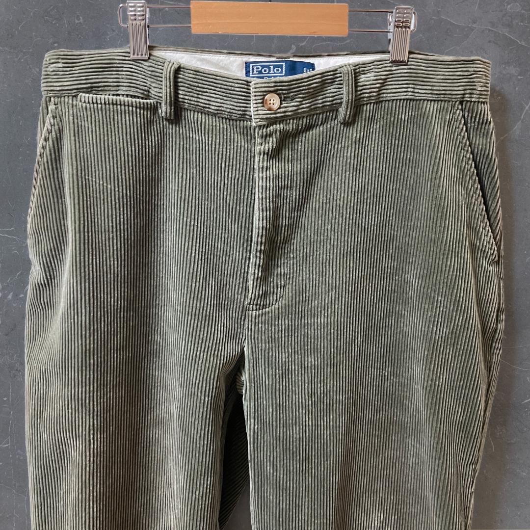 【神サイズ】Polo by Ralph Lauren コーデュロイ パンツ 緑