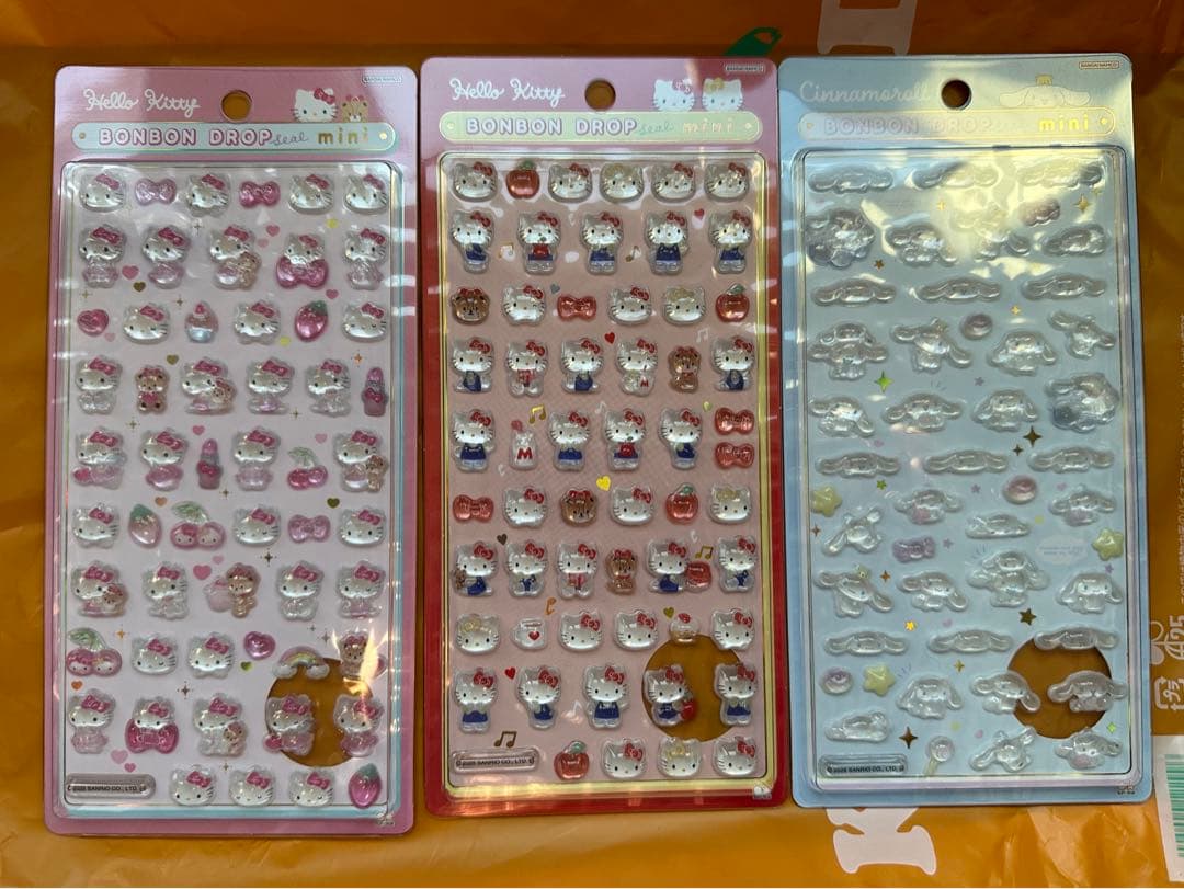 【国内正規品】 ボンボンドロップシール ミニ サンリオ 8種セット