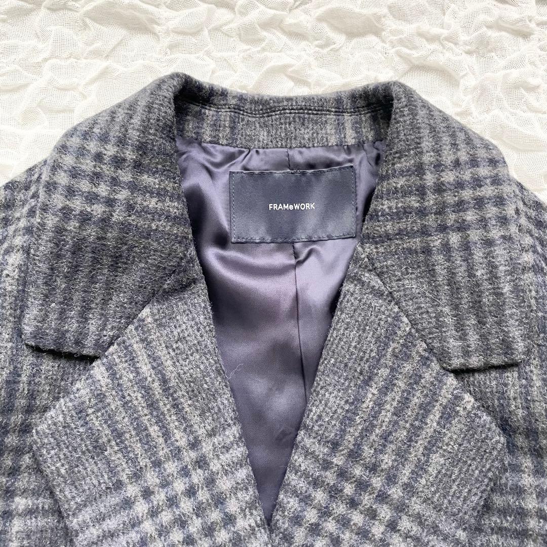 【美品】フレームワーク ダブルブレストジャケット コート近年モデル 定価約4万