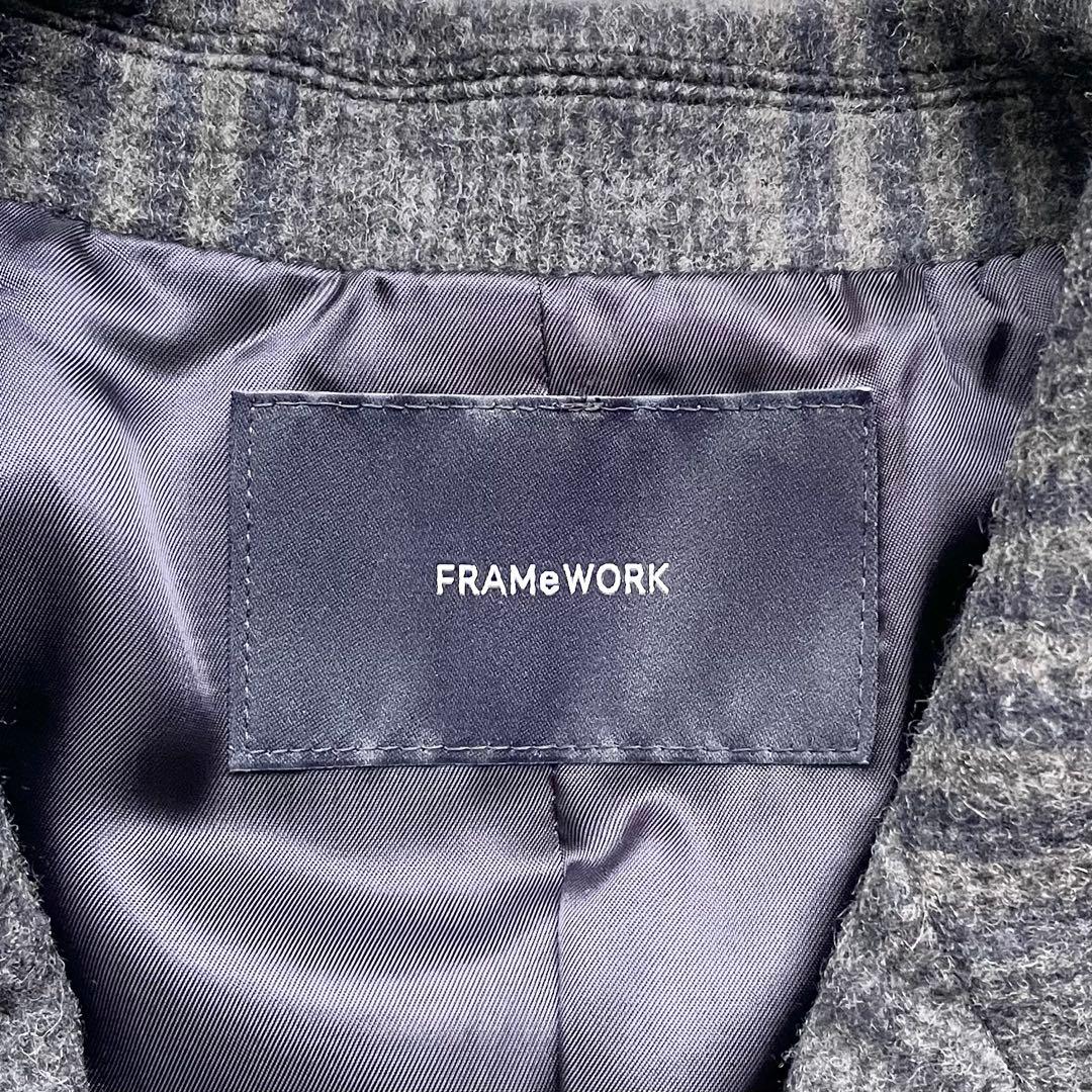 【美品】フレームワーク ダブルブレストジャケット コート近年モデル 定価約4万