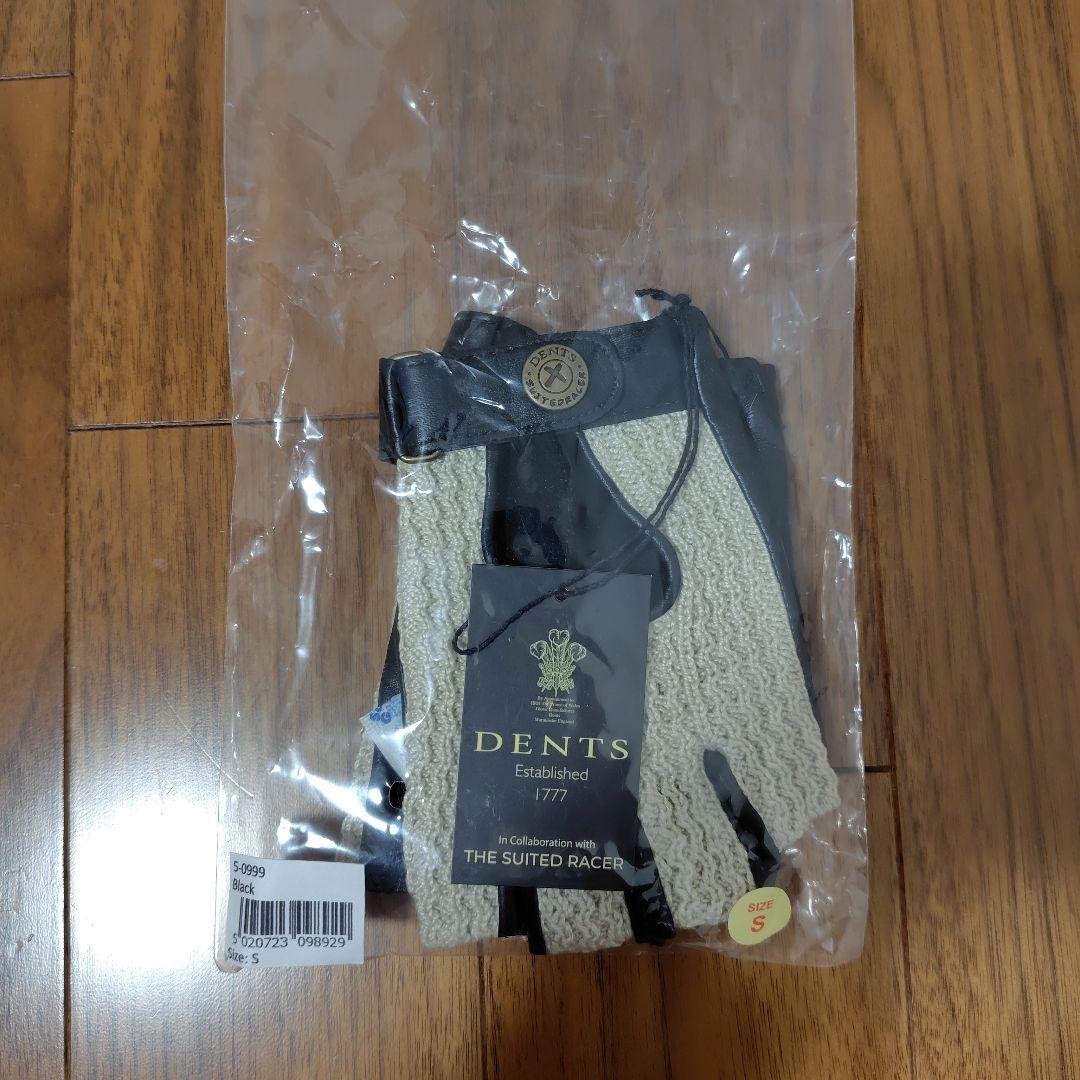 DENTS ドライビンググローブ フィンガーレス ヘアシープレザー