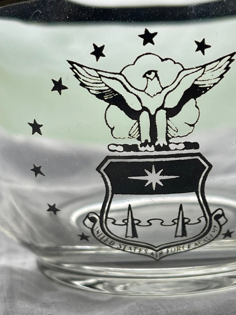 USA airforce academy アメリカ空軍養成学校ビンテージガラス