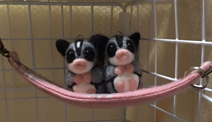 三角コーナーハンモック（雪の結晶）     ポーチ