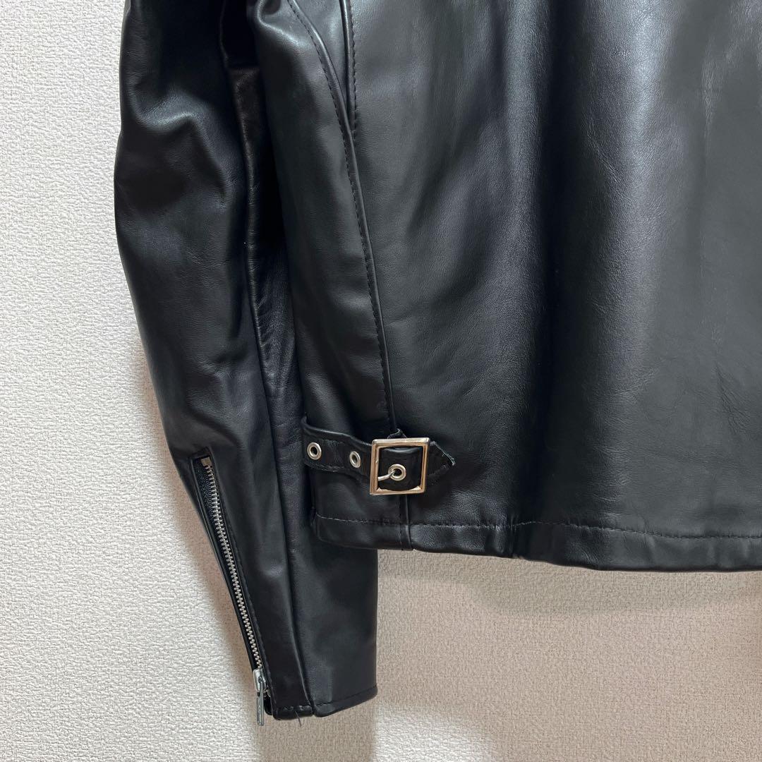 【極美品】Schott シングル レザージャケット 38 ファー ライナー付き