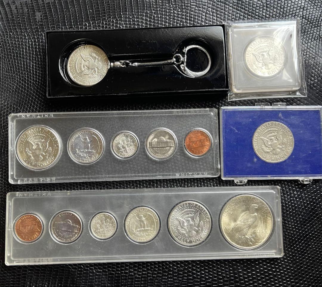 ピース銀貨ケネディ銀貨セット