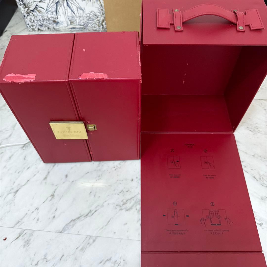 希少✨レミーマルタン ルイ13世 空瓶 バカラ クリスタルボトル 観音開き