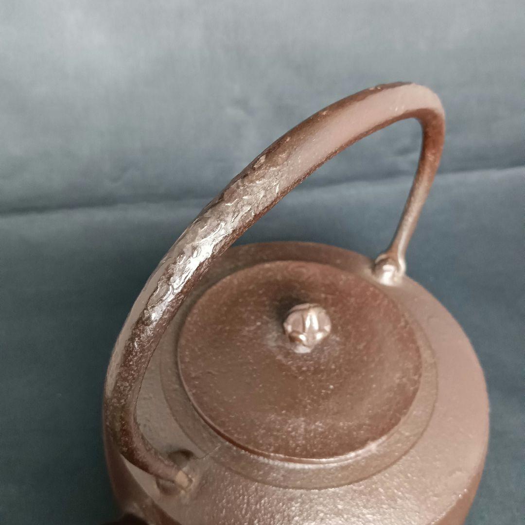 菊池保寿堂 保寿堂 面取 梅紋 鉄瓶