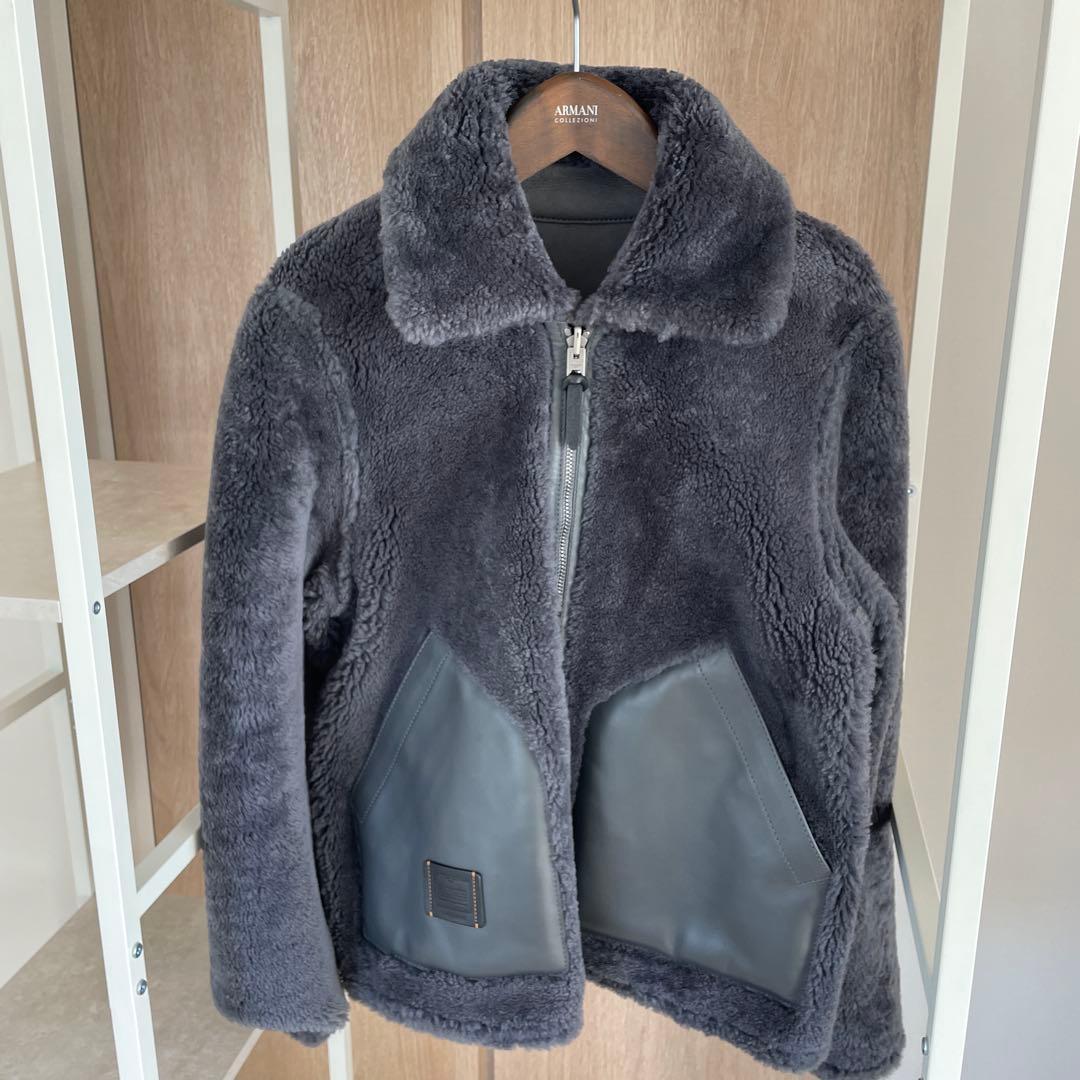 COACH コーチ　リバーシブル　レザージャケット　ボアジャケット　アウター