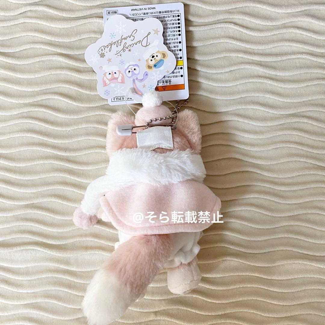 リーナベル ダンシングスノーフレークス ぬいぐるみバッジ キーホルダー