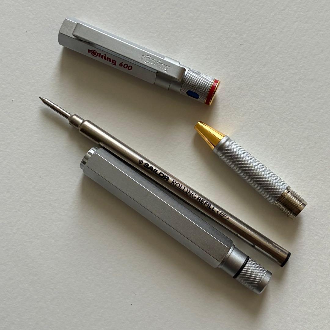 rotring 600G ローラーボール　シルバー