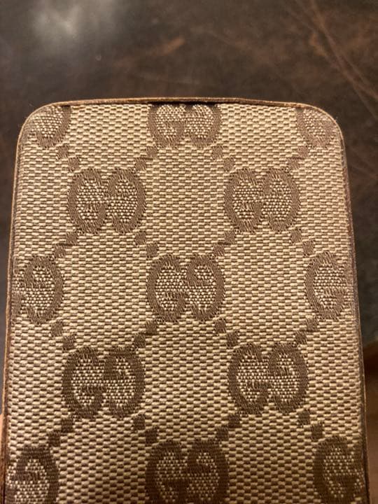 グッチ 名刺入れ GUCCI　GGキャンパス　スライド式