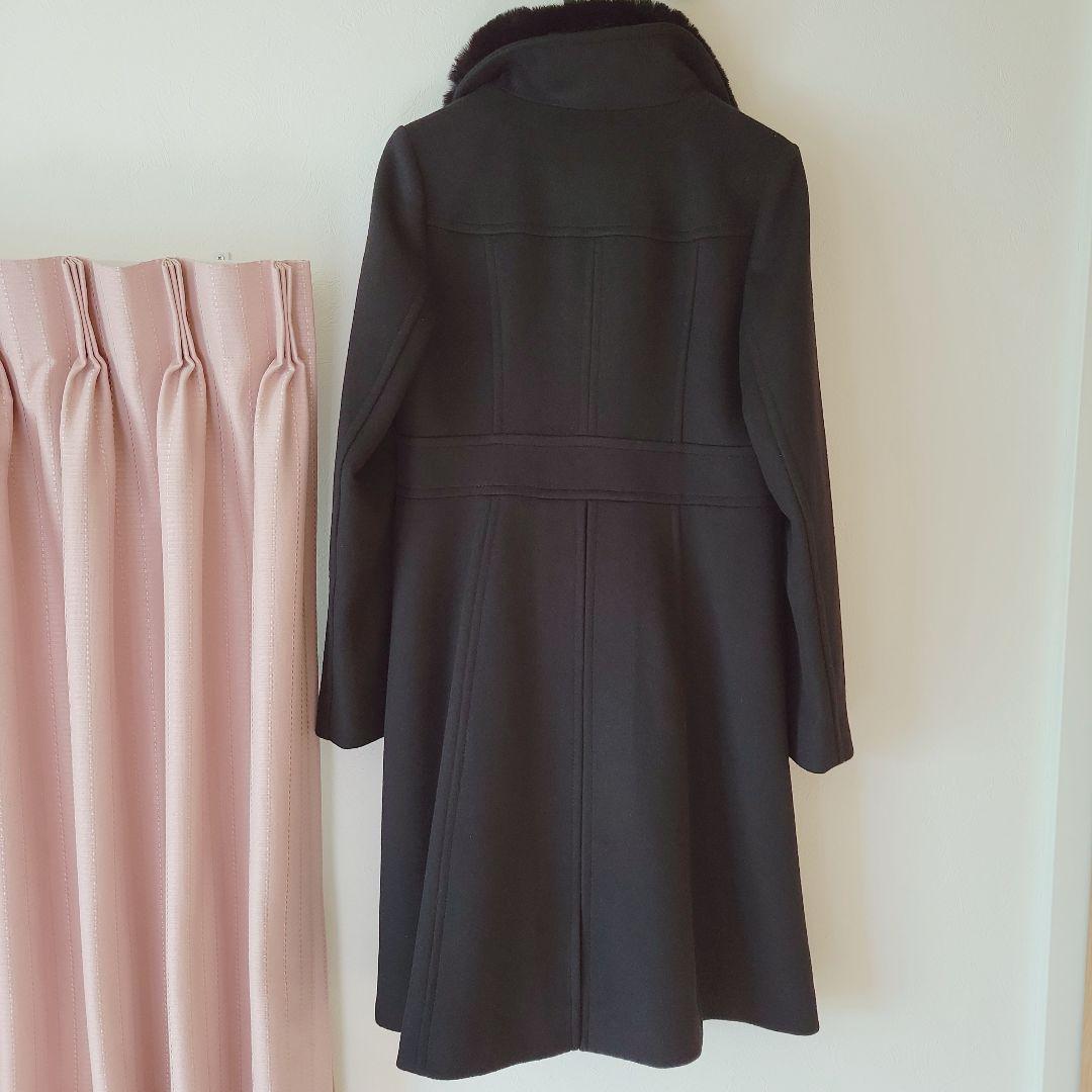 新品BURBERRY BLUE LABEL ファー付きチェスターコート 40