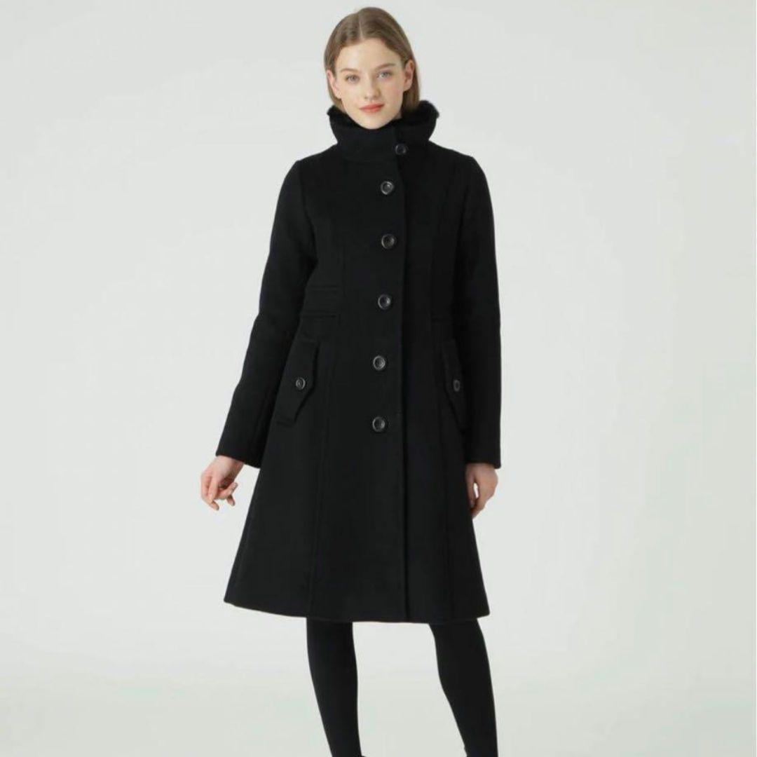 新品BURBERRY BLUE LABEL ファー付きチェスターコート 40