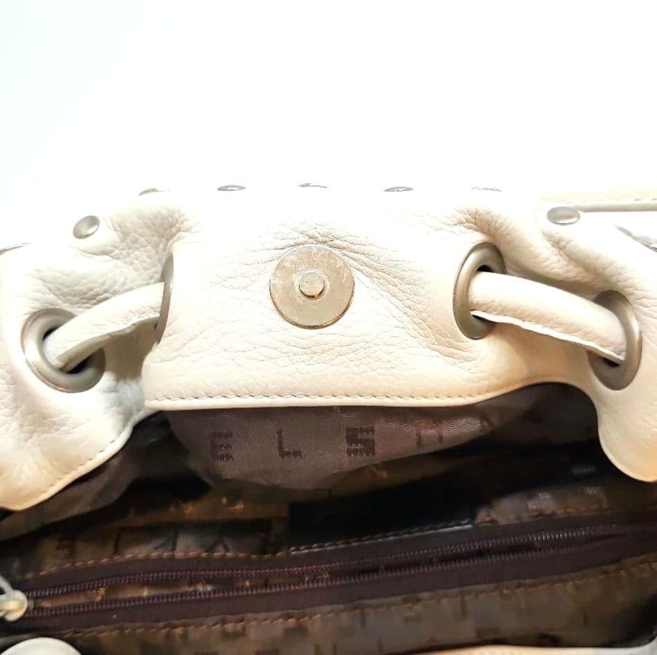 SONIA RYKIEL　ソニアリキエル　ドミノスタッズ　ホワイト　バッグ