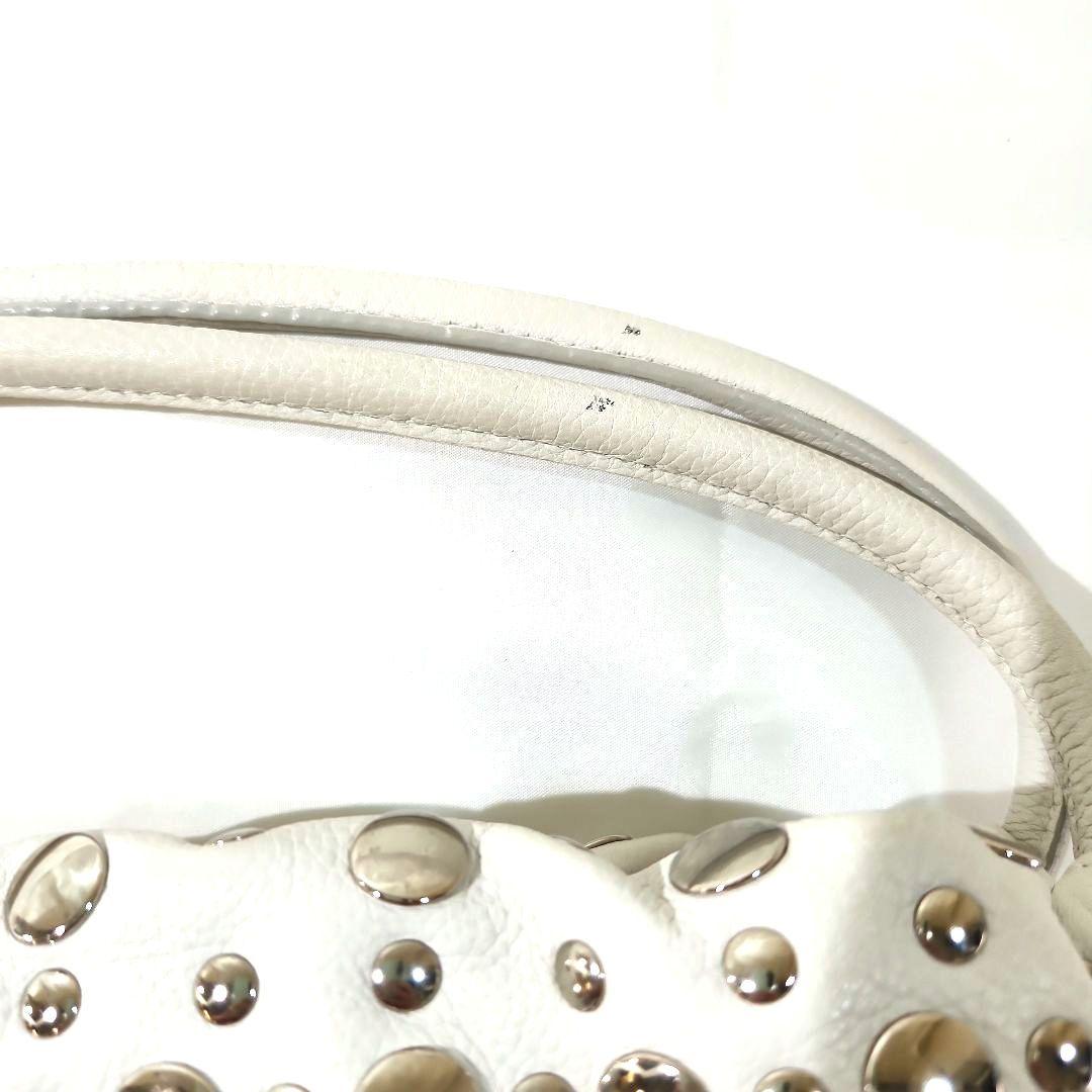 SONIA RYKIEL　ソニアリキエル　ドミノスタッズ　ホワイト　バッグ