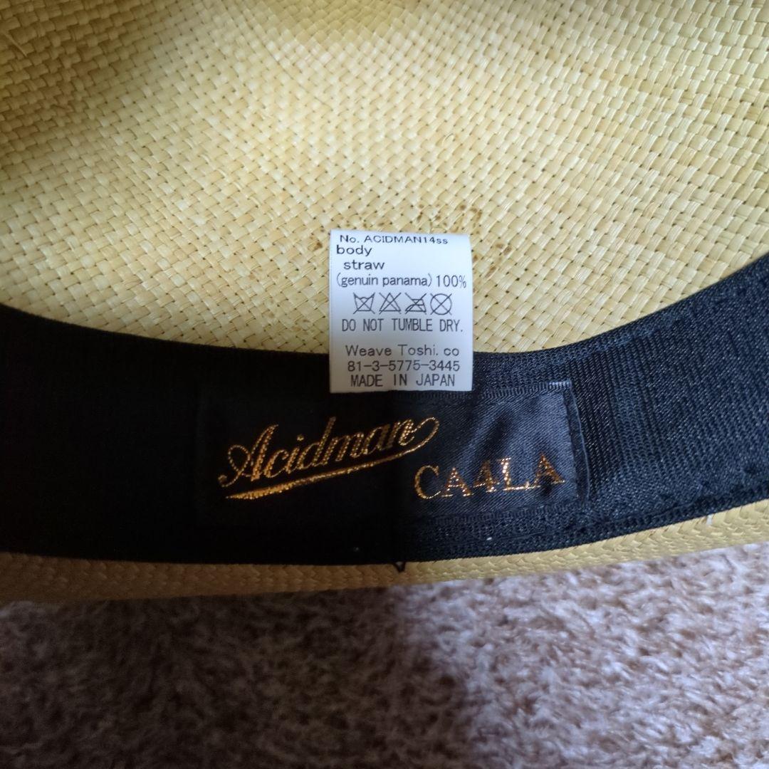 【新品未使用】ACIDMAN x CA4LA　コラボ　パナマ　ハット　武道館限定