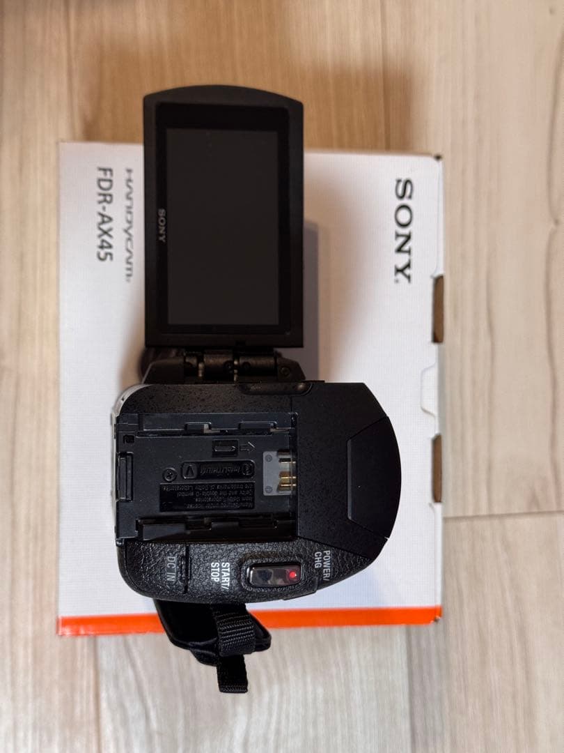 FDR-AX45 4K ビデオカメラ　バッテリー無し　タッチパネル不良