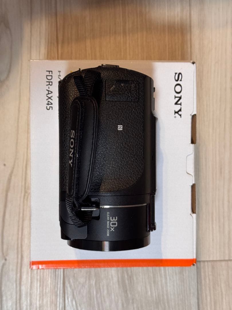 FDR-AX45 4K ビデオカメラ　バッテリー無し　タッチパネル不良