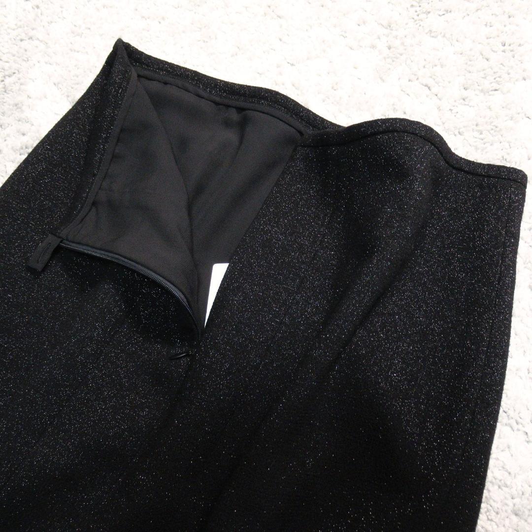 未使用 アルマーニ ラメ デザイン スカート 大きいサイズ 48