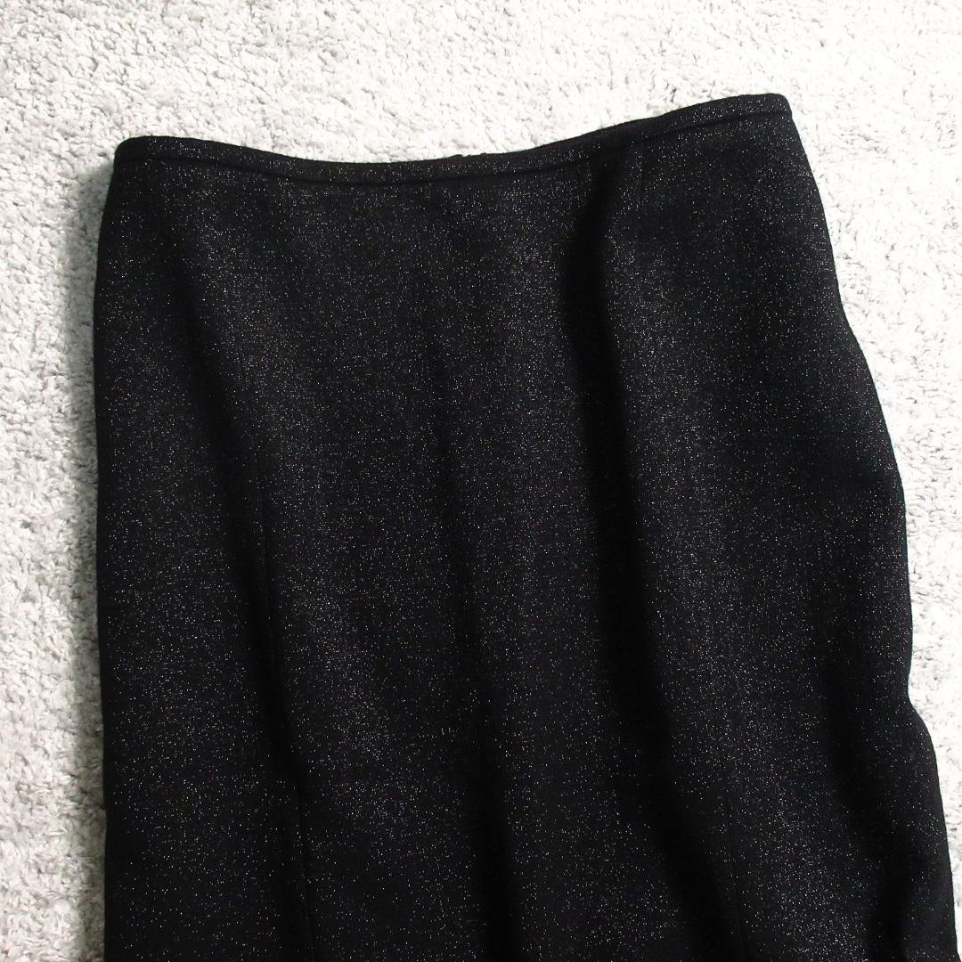 未使用 アルマーニ ラメ デザイン スカート 大きいサイズ 48