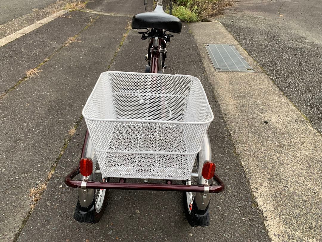 【動作確認済】送料無料 電動アシスト三輪自転車 5.8Ah 20-16インチ