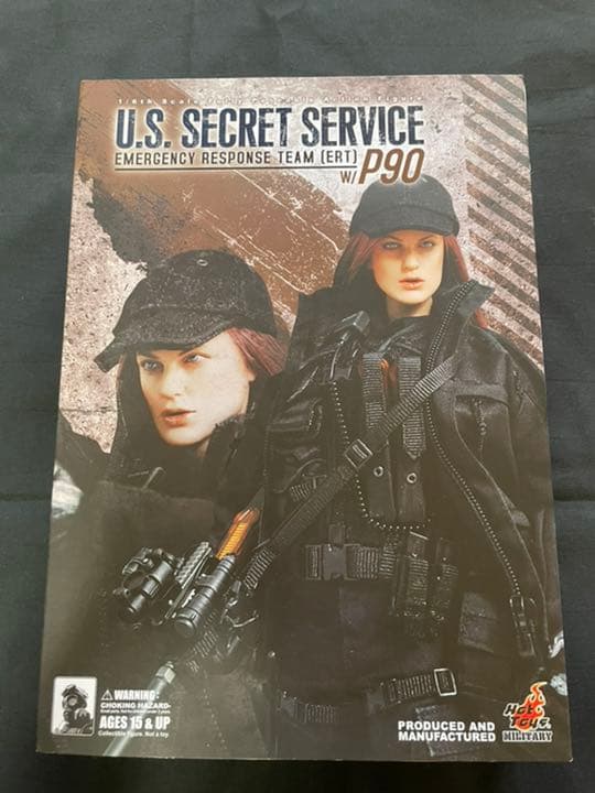 ホットトイズ　シークレットサービスW/P90 未開封 1/6 フィギュア バイオ