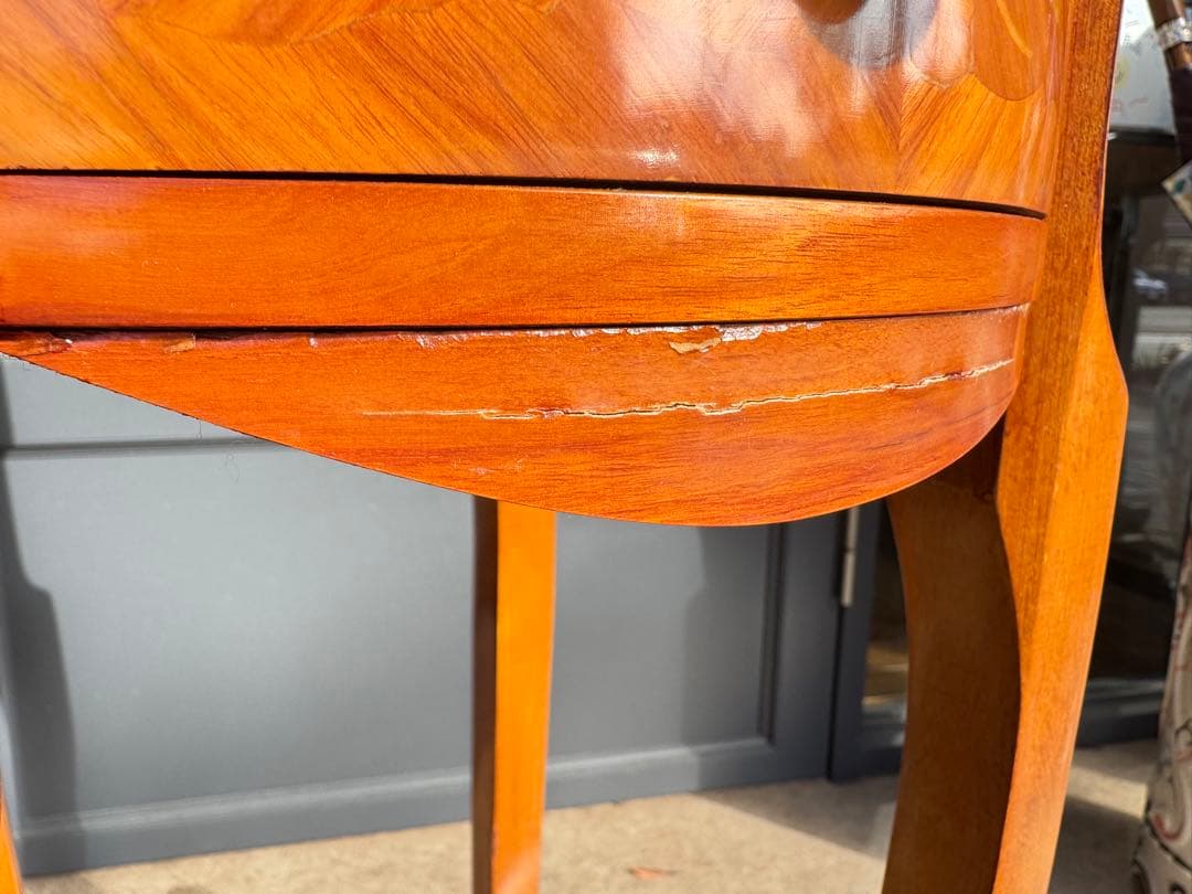 B7124【マルコーニ アルテ】 アンティーク サイドテーブル コンソール