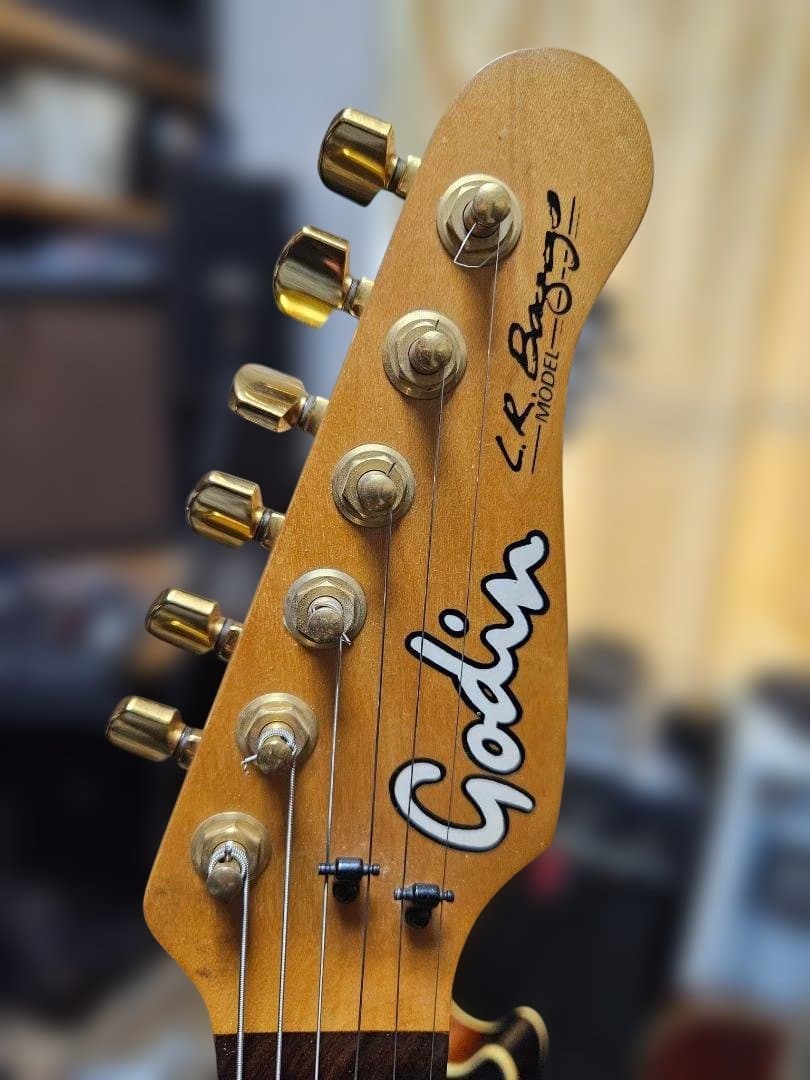 オンリーワン！Godin acousticaster レース他改良多数　動画！