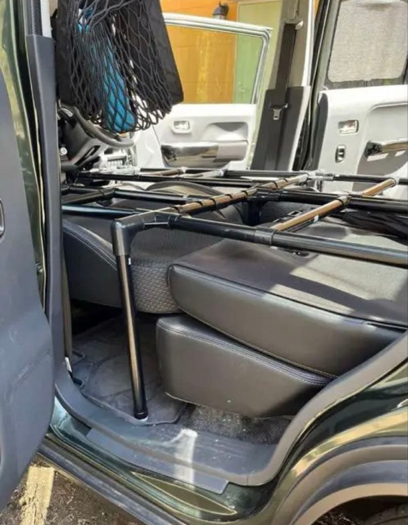 【最終値下げ】車中泊用　手作りフラットベッドキット　スズキハスラー