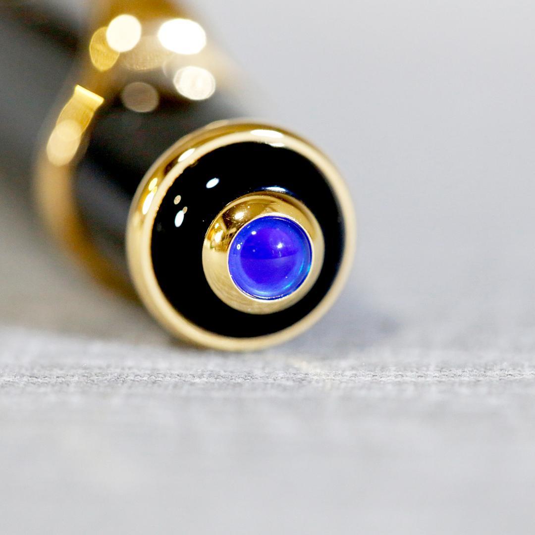 【極美品 送料込み】カルティエ ボールペン サファイヤ ディアボロ 箱あり