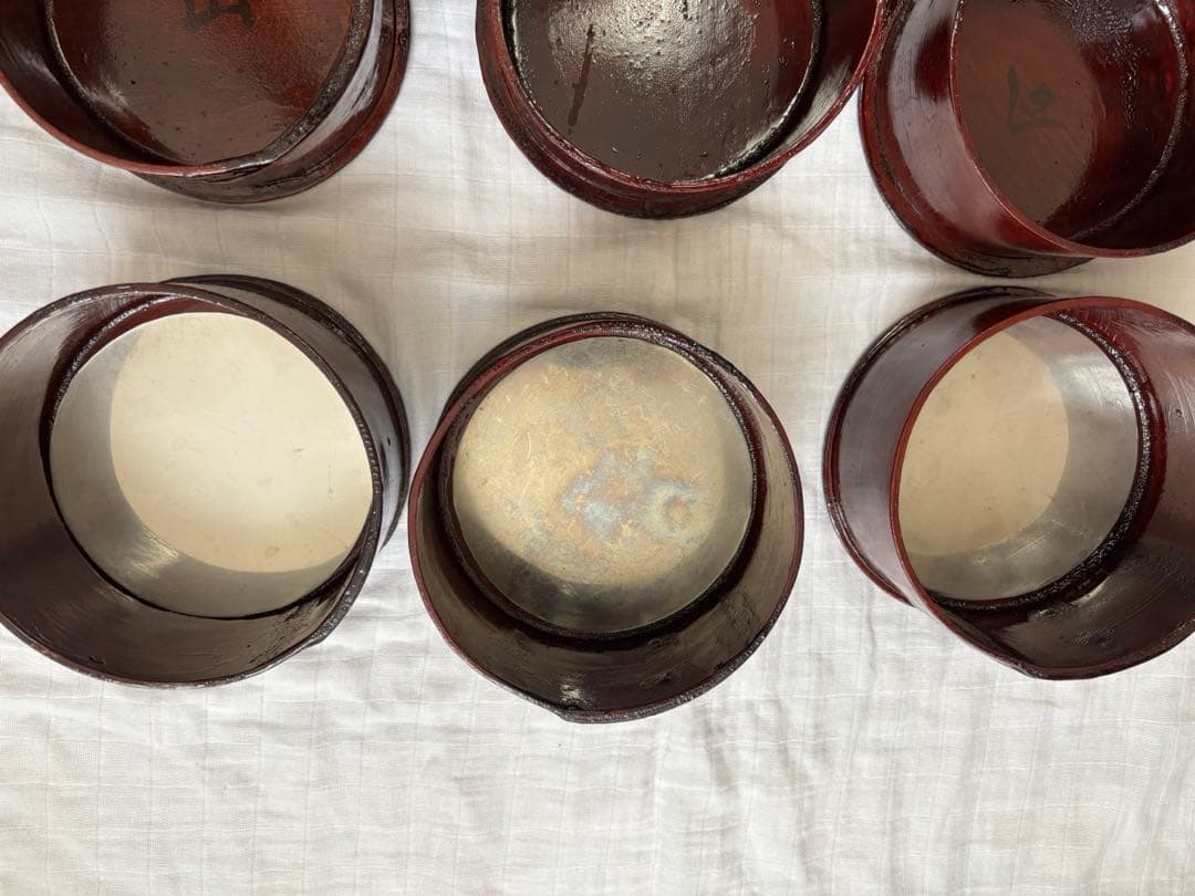 秋田　曲げわっぱ　丸弁当箱　昭和レトロ　レア