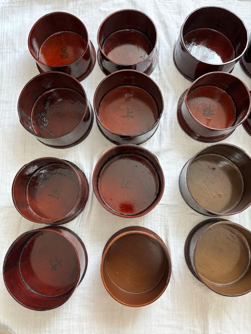 秋田　曲げわっぱ　丸弁当箱　昭和レトロ　レア