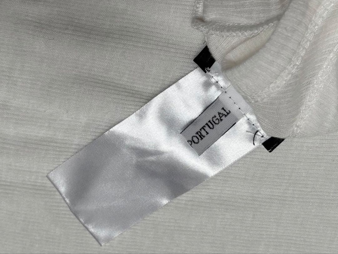 アンドゥムルメステール レイヤータンクトップ　ホワイト　カシミア混