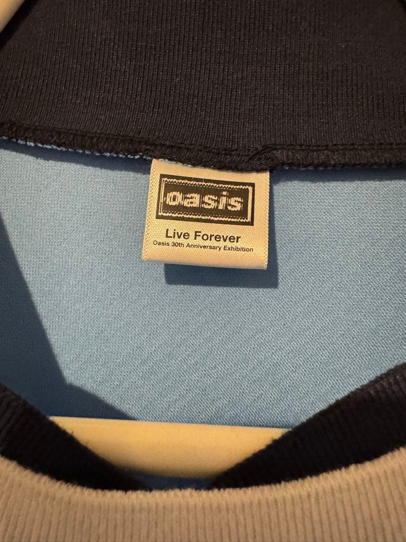 オアシス oasis 30th live forever フットボールシャツ L